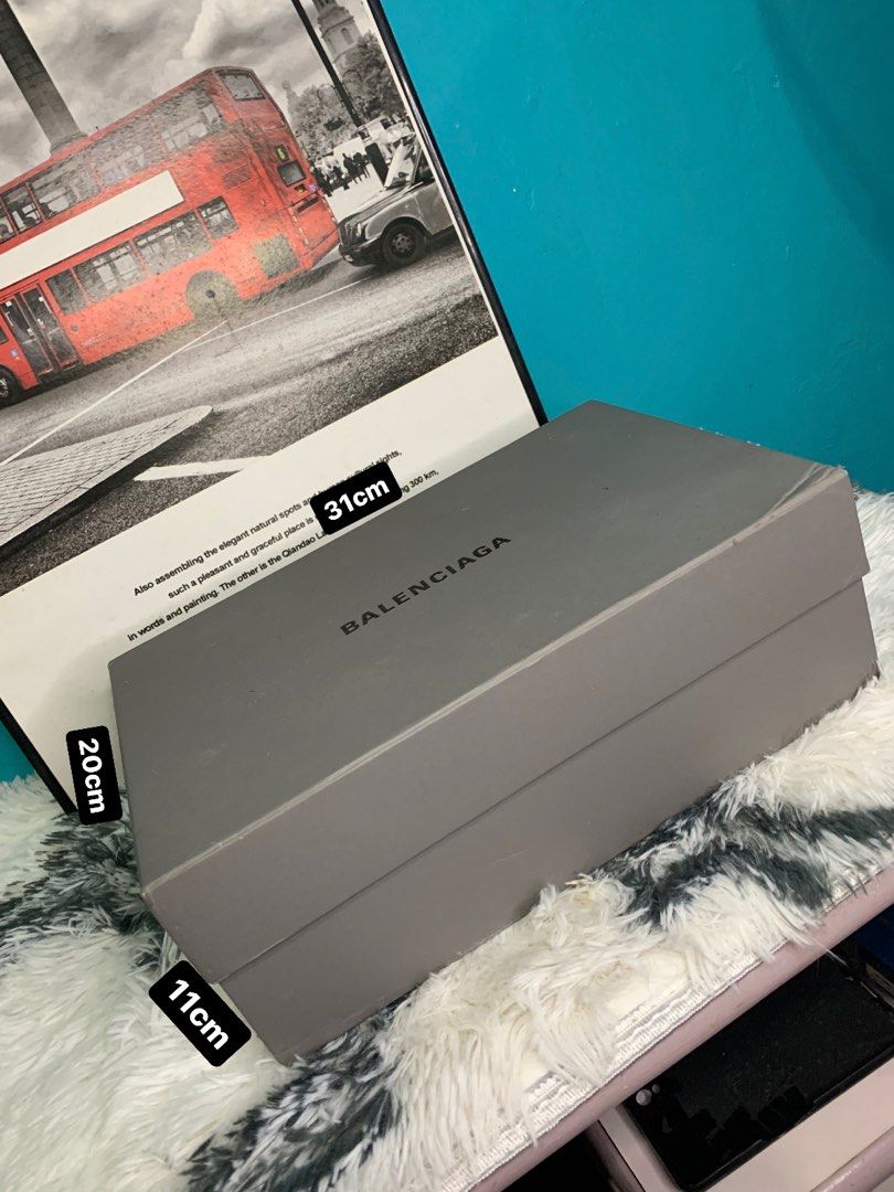 Balenciaga shoe hotsell box for sale