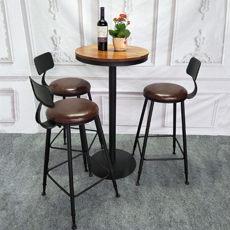 Bar type store table and chairs