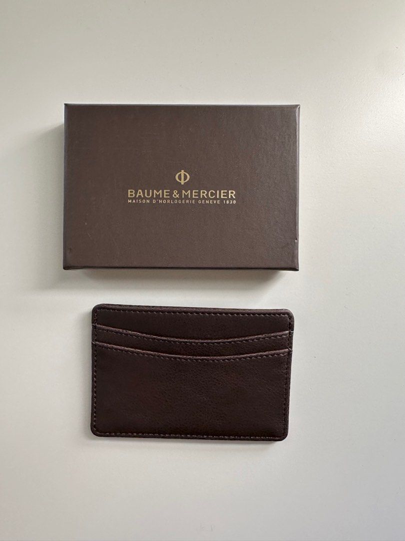 Baume & Mercier Card Holder (Category: Wallets & Card Holders) located in San Juan City. Submitted by melody12210 (Listing ID 1281866764, Image 2). Description: Baume & Mercier Card Holder Color: Brown Lightly used.