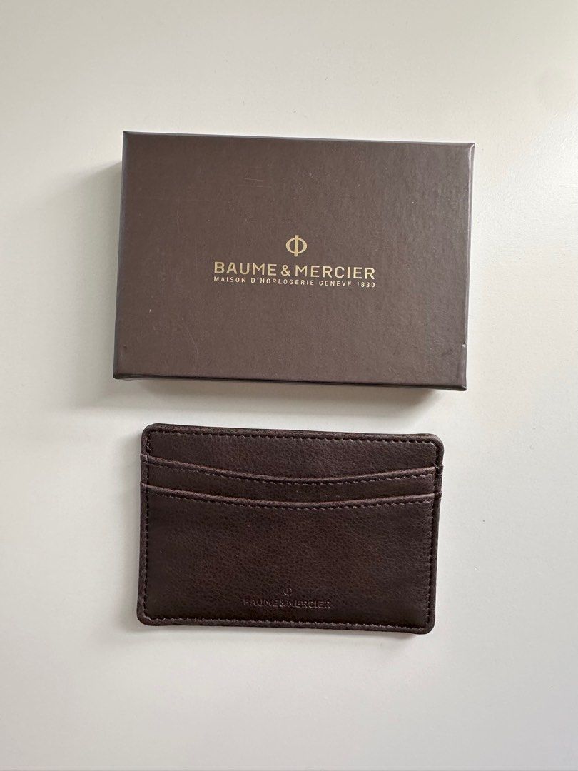 Baume & Mercier Card Holder (Category: Wallets & Card Holders) located in San Juan City. Submitted by melody12210 (Listing ID 1281866764, Image 1). Description: Baume & Mercier Card Holder Color: Brown Lightly used.
