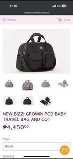 Bizzi Growin baby travel bag