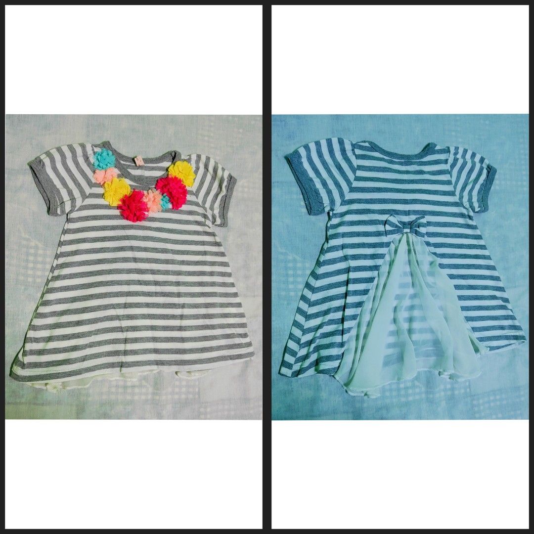 Blouse for kids girl (Category: Babies & Kids Fashion) located in Las Pinas. Submitted by amarajenaiah (Listing ID 1281984240, Image 3). Description: P100 each. Take all 4 for P300 only. Like-new condition. 1st and 3rd photos are from Japan, 4th and 5th are bought locally. 90 on tag pero depende sa laki ng bata pa rin sa laki ng bata. PM for other inquiries. MOP: Gcash, BPI / UB transfer Location: Las Piñas City.