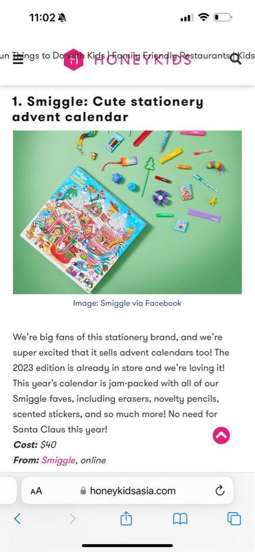 BNIB Smiggle Advent Calendar 2023 for Girls Hobbies Toys Toys BNIB Smiggle Advent Calendar 2023 for Girls Hobbies Toys Toys