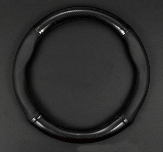 Carbonfiber and Leather Steering Wheel Cover