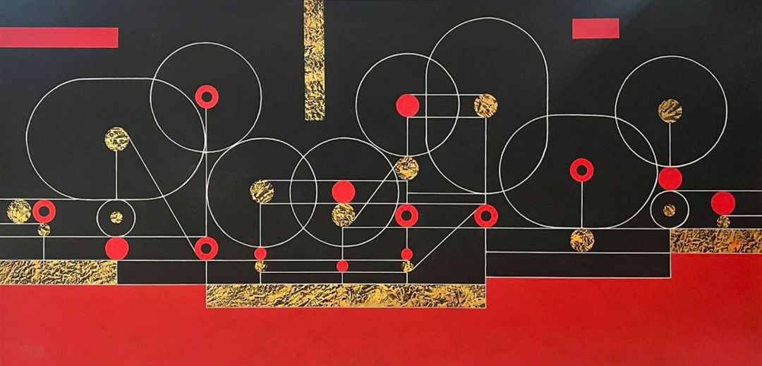 Carnival Forms - Arturo Luz (Category: Art & Prints) located in Taguig. Submitted by drybrushgallery (Listing ID 1281894160, Image 1). Description: Carnival Forms Arturo Luz, 2004 Acrylic on Canvas Artwork Dimension: 24" x 48" with Certificate of Authenticity PM FOR INQUIRY 0919 005 0750 .