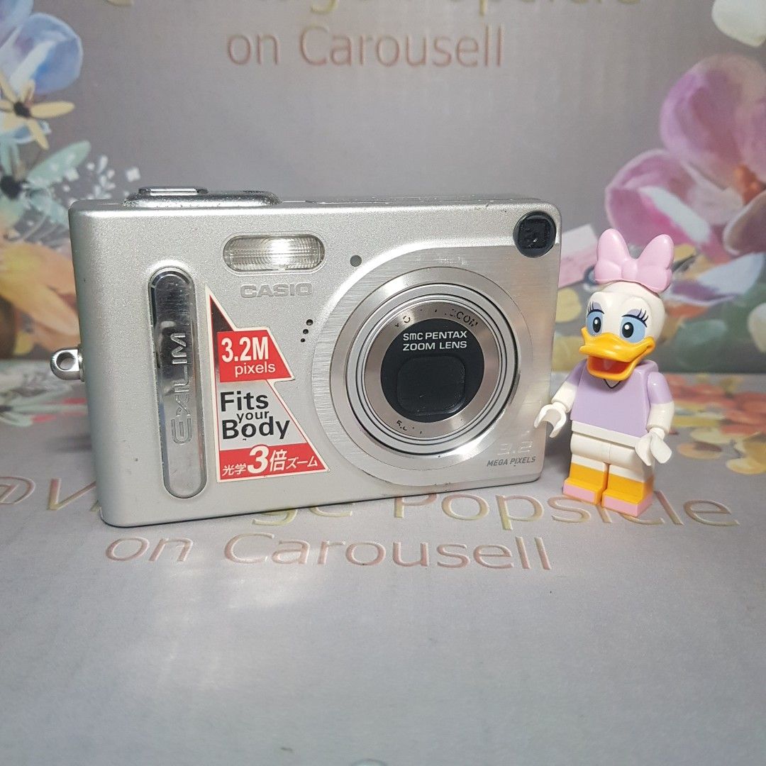 Casio EX Z3 CCD Half frame feature Digicam 3.2mp READ (Category: Cameras) located in Paranaque City. Submitted by vintagepopsicle (Listing ID 1281973789, Image 1). Description: Casio Digicam 3.2mp. This is the unit with the double halfframe exposure feature where you can be at the left and right side of a photo in one shot. Tested working but this sale is for the unit only because we have two pcs of this item and only have one battery. We sold th
