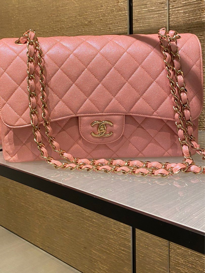 Chanel new arrivals jumbo pink