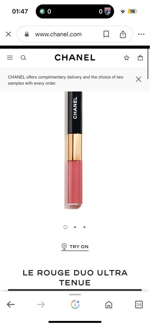 口紅 CHANEL LE ROUGE DUO ULTRA TENUE 174 CHANEL LE ROUGE DUO COLOUR #174 ENDLESS PINK ULTRA TENUE