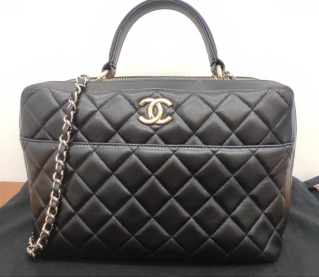 Chanel trendy sales bowling bag