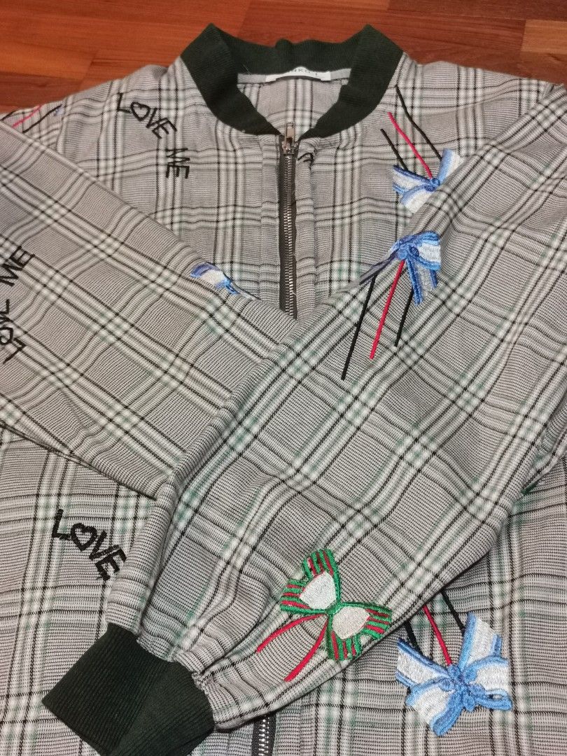 Cheque jacket cheap