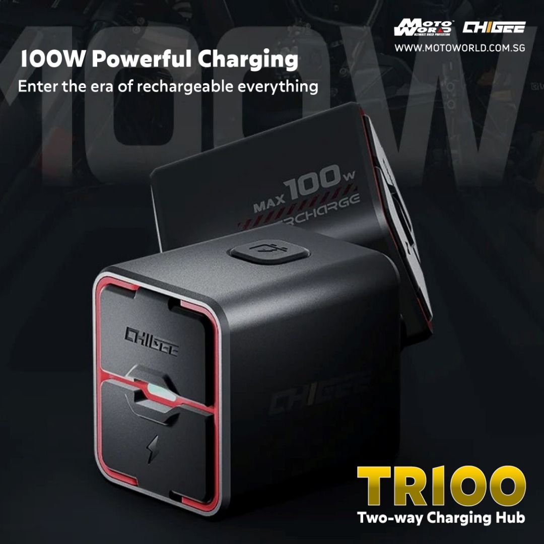 Chigee TR100/TR65 Motorcycle Two-Way Charger! (USB/Battery  Maintenance/Emergency Charger), Motorcycles, Motorcycle Accessories on  Carousell