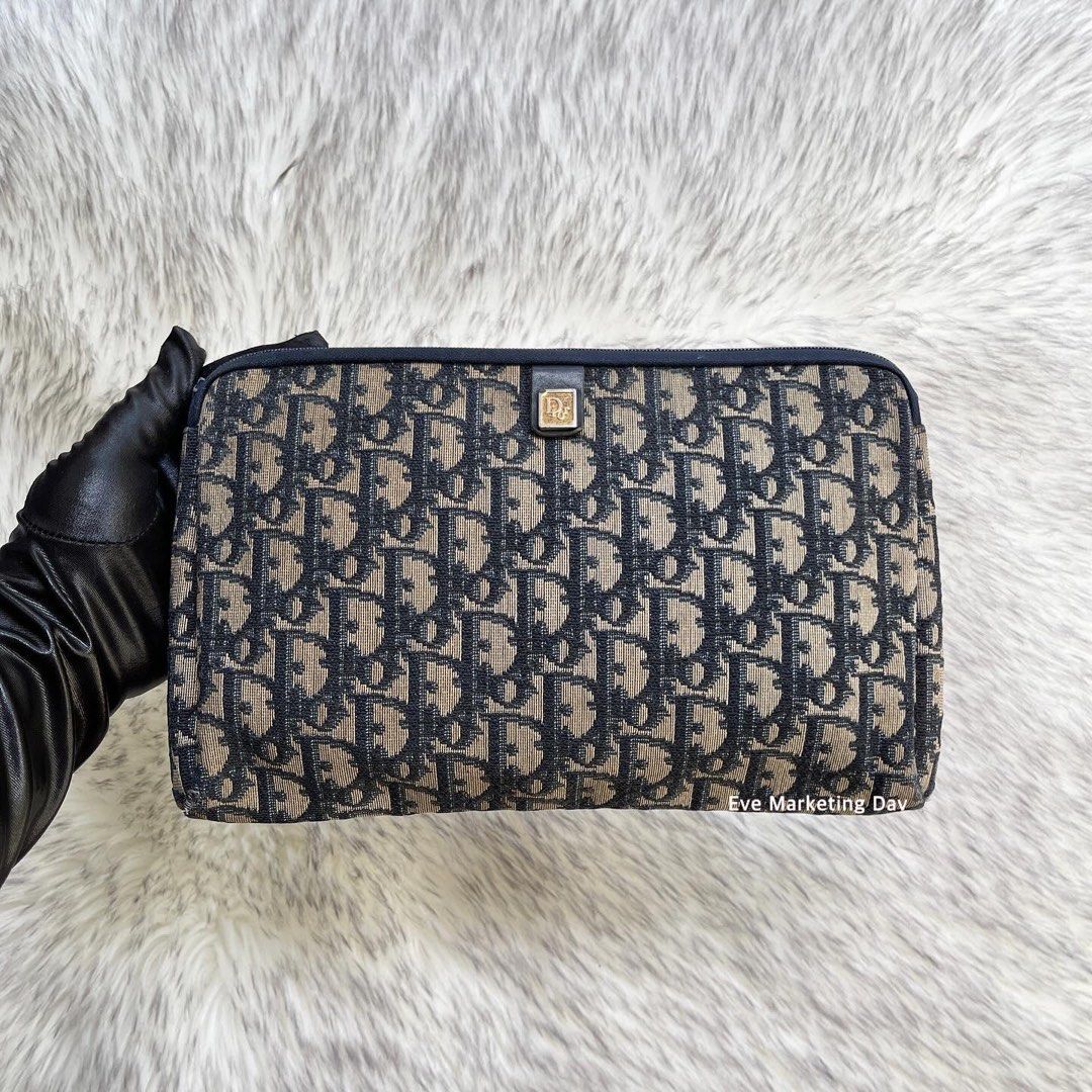 Dior canvas clutch best sale