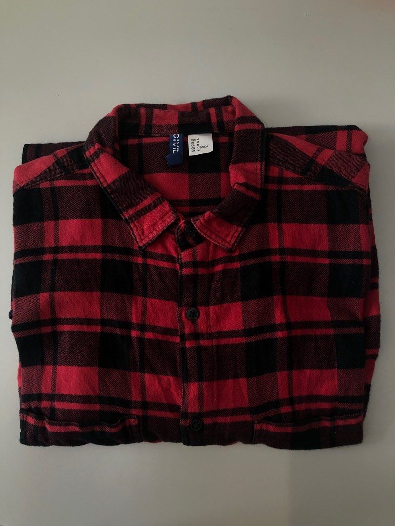 H&m red flannel new arrivals