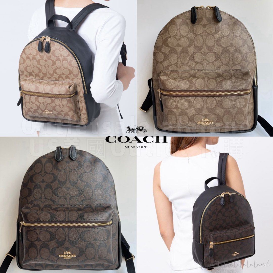 Coach charlie backpack F32200 Coach Medium Charlie Backpack in