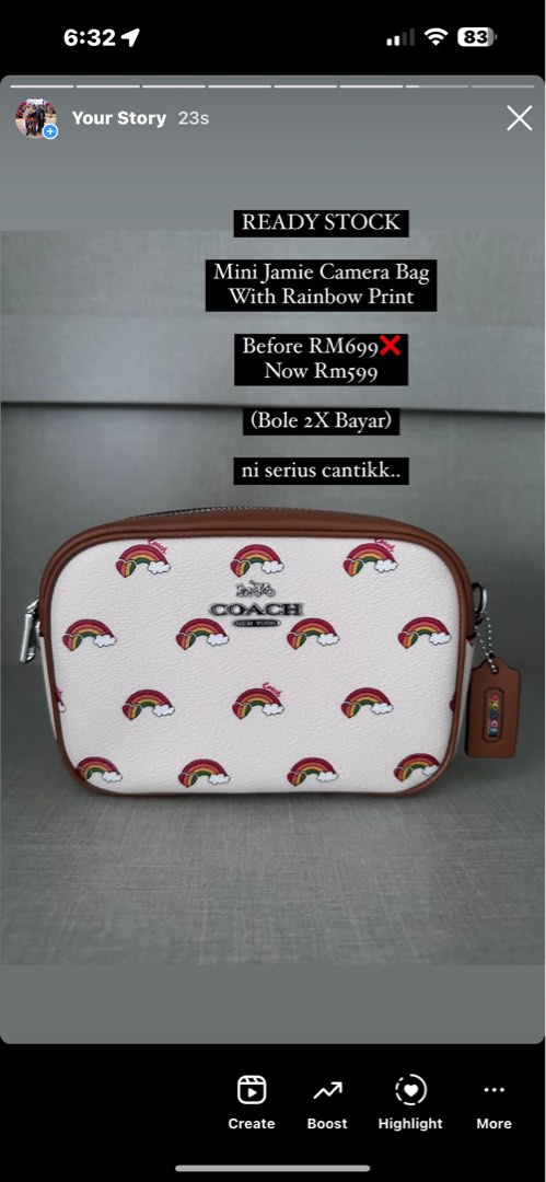 Mini camera bag on sale with ladybug print