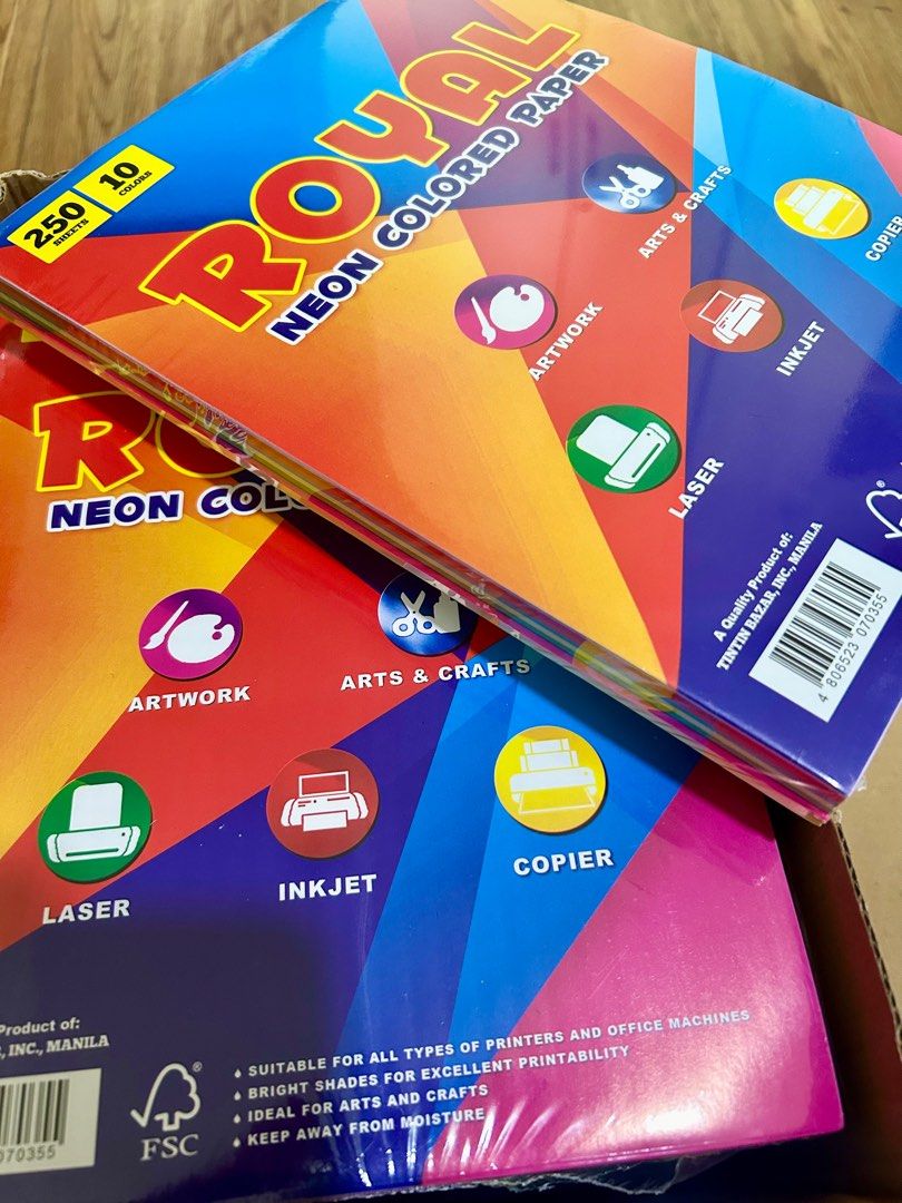 Colored Paper (per ream) (250pcs) (Category: Craft Supplies & Tools) located in Manila. Submitted by cozzyessentialshopph (Listing ID 1281938060, Image 1). Description: Available here at CO-zzyessential Shop PH (online) 📍 Loc: Ipil Bambang Manila 📍 MOP: GCash, PayMaya, BDO, PNB, BPI 📍 MOD: all SF and booking courier service are c/o by the buyer Option: pick up at the location mentioned 👆 🌟 Sameday courier service pickup and delivery availabl