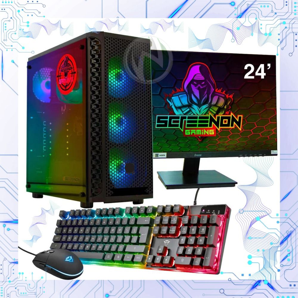 COMPLETE DESKTOP PACKAGE AFFORDABLE PC SET FOR GAMING, SCHOOL & OFFICE ...