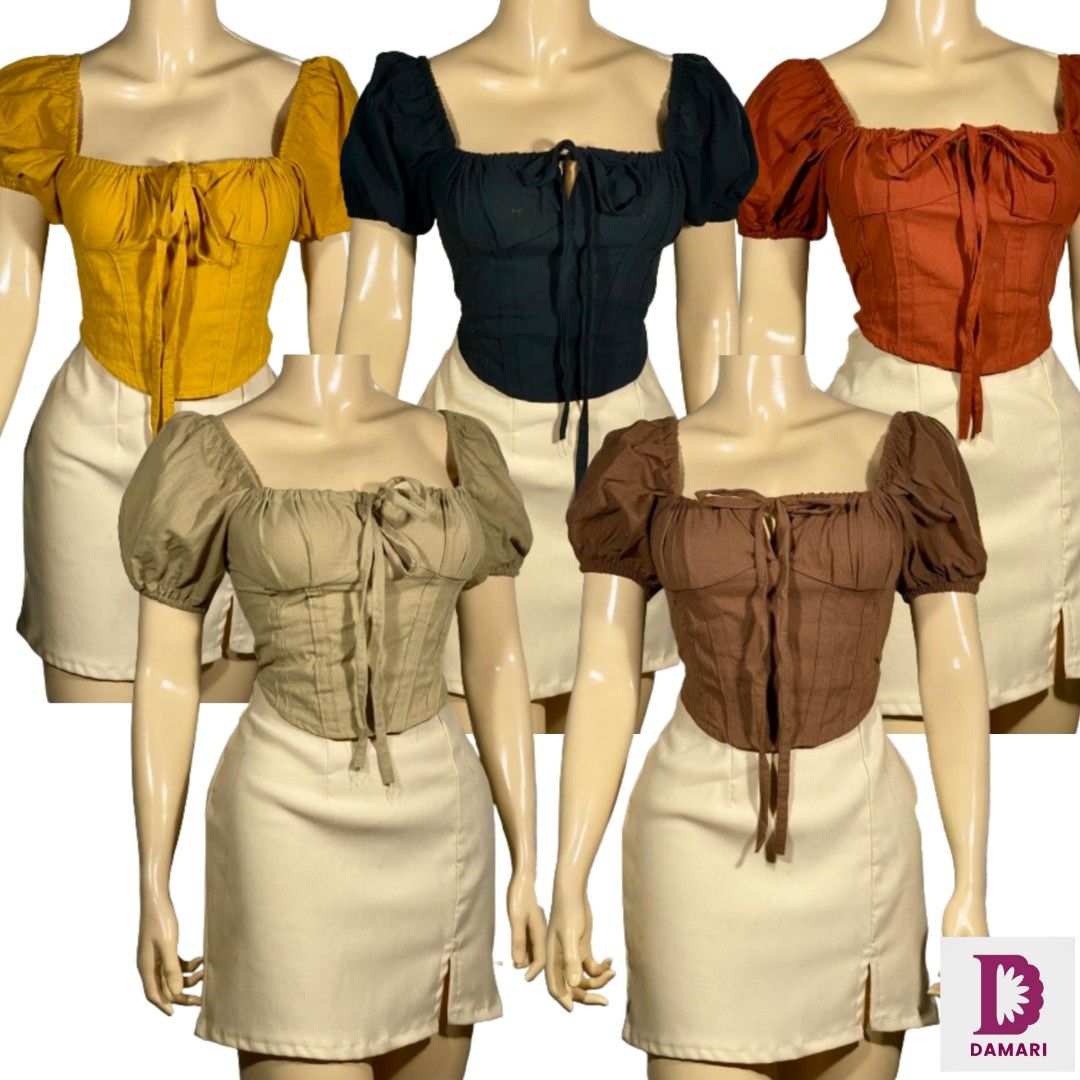 Brown corset top (small to large), Women's Fashion, Tops, Others Tops on  Carousell