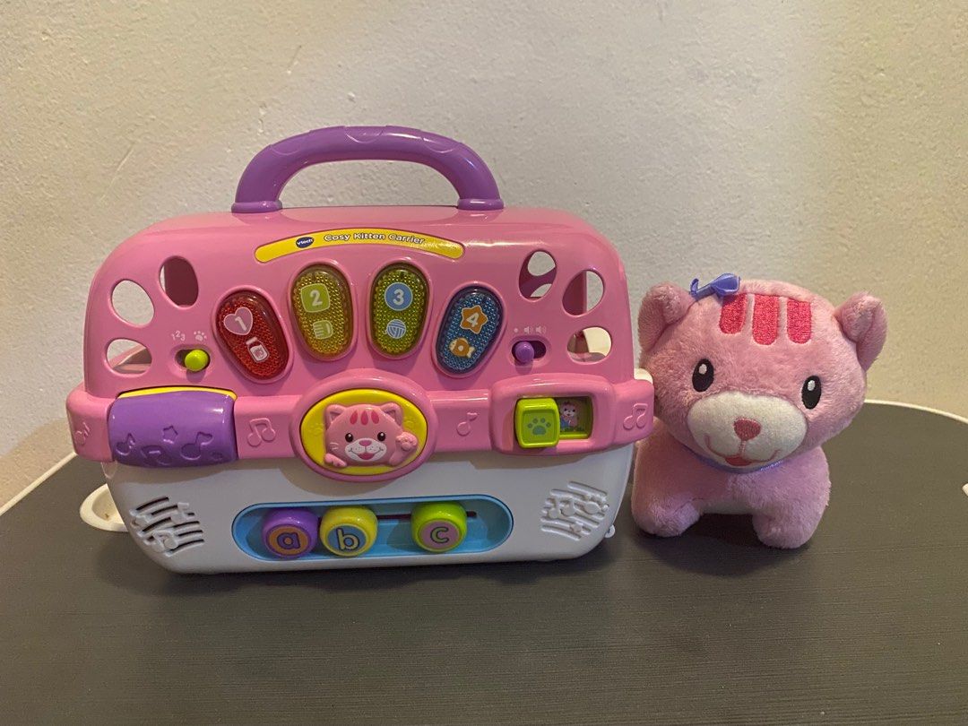 Vtech cosy kitten carrier 2025 b&m