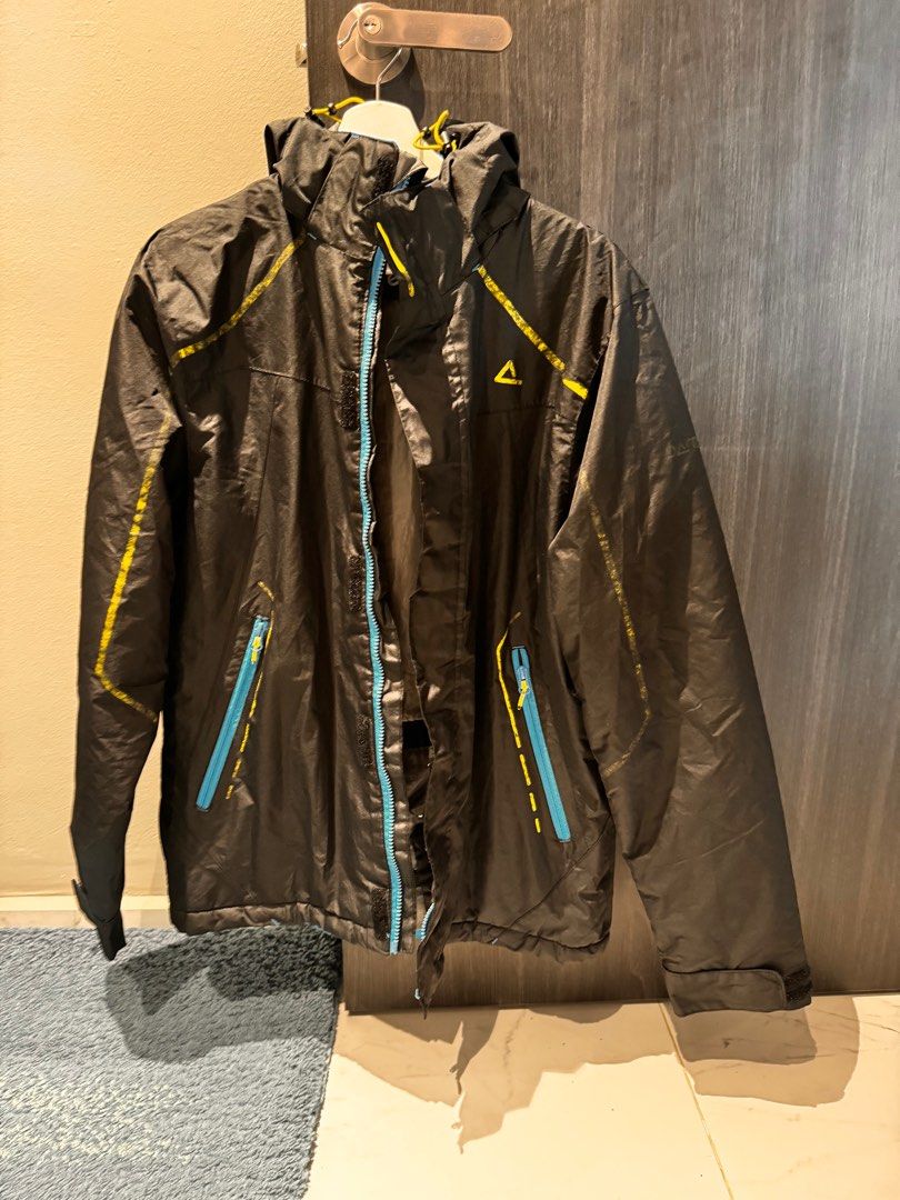 Outer jacket. Dare 2B (Category: Coats, Jackets and Outerwear) located in Singapore. Submitted by illirium (Listing ID 1281844441, Image 1). Description: Winter jacket. Windbreaker UK Brand https://www.dare2b.com/row/mens/jackets-coats/ The lines fade off. My son used it as outer layer in Hokkaido (during snowing) with heat tech +long sleeves top. .