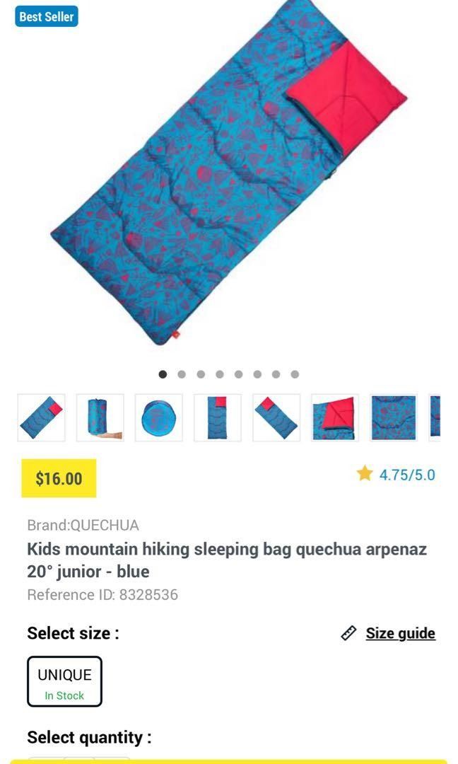 Decathlon kids bag top
