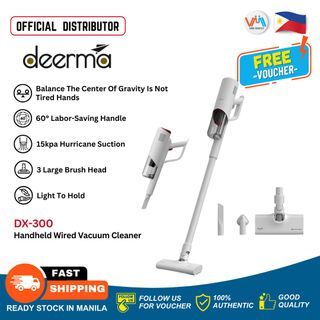Deerma DX300 Stick Vacuum Cleaner Portable 15KPA Handheld Wired Household Strength Dust Collector