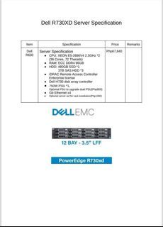 Dell R730XD Server