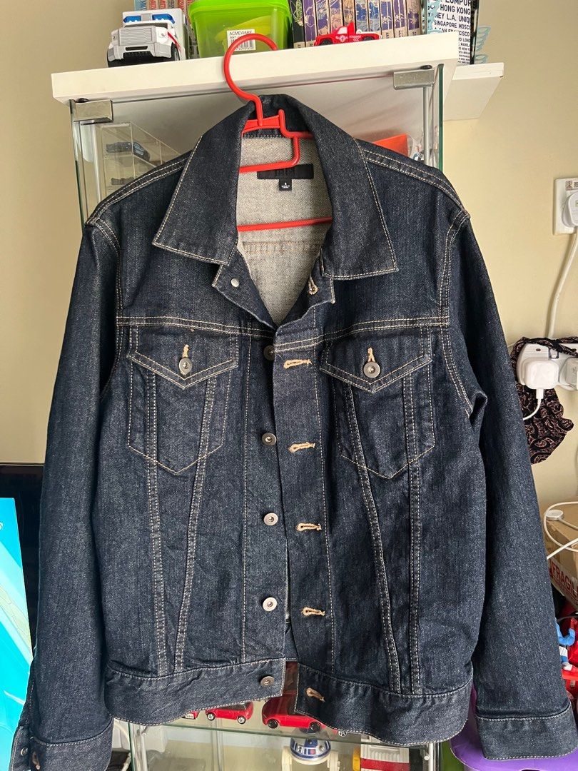 Jaket jeans uniqlo top