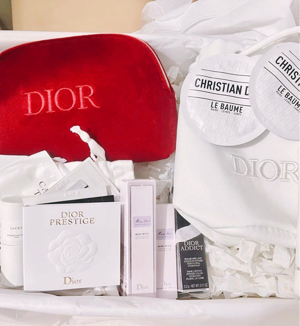 Rouge dior makeup pouch on sale
