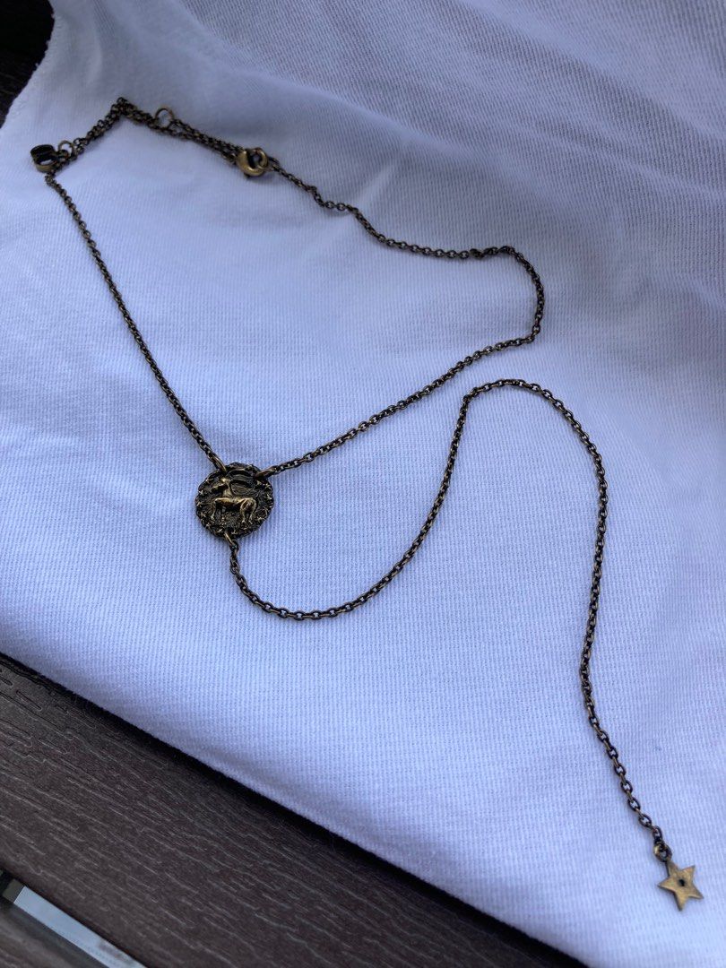 Dior zodiac necklace discount