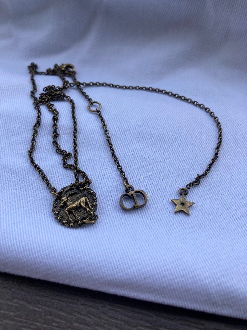 Dior zodiac necklace hot sale