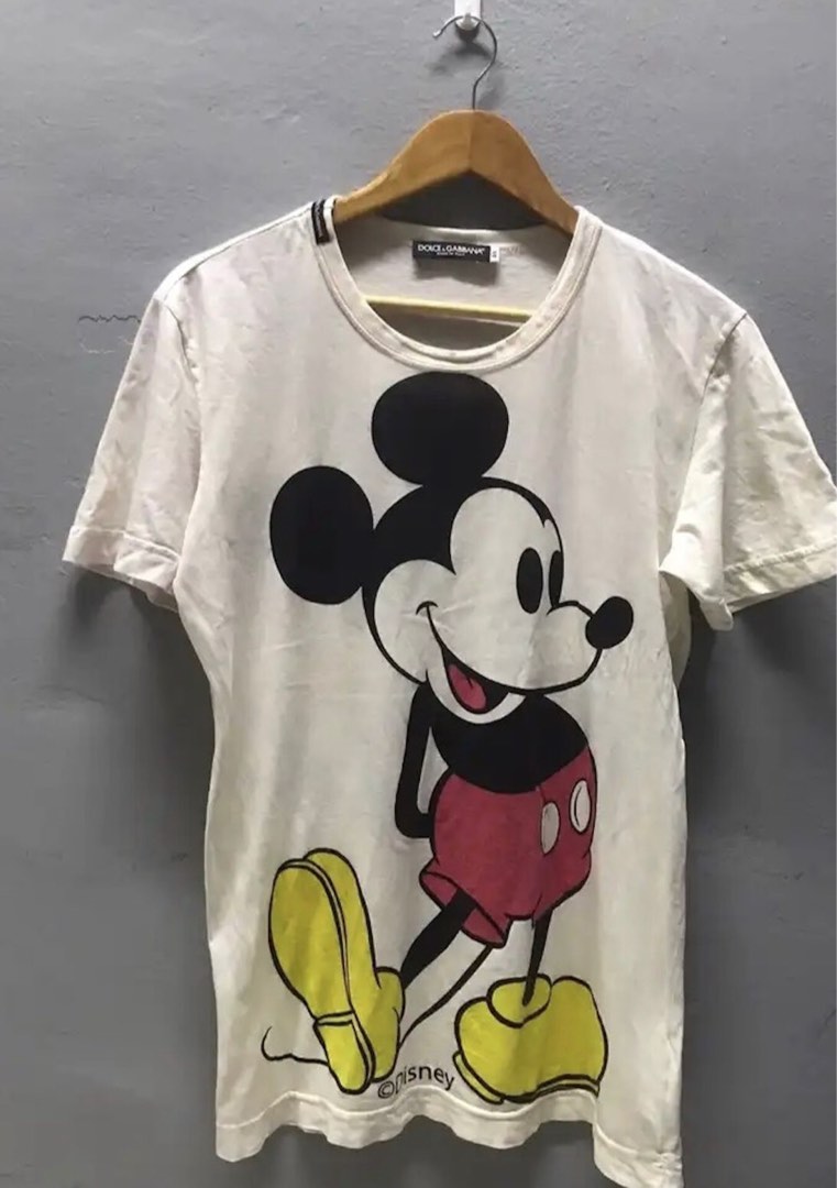 Dolce gabbana mickey mouse t shirt 2025