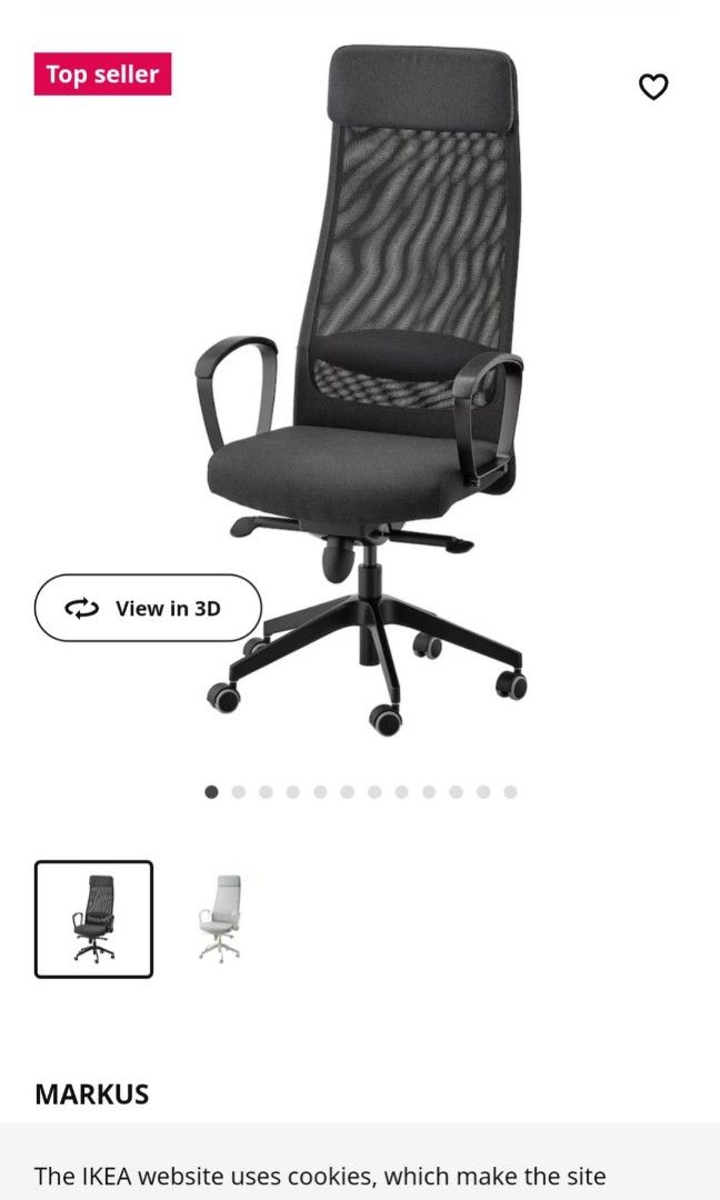 Markus deals chair height