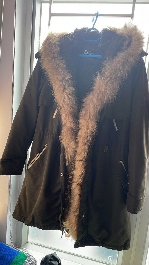 Fila hot sale fluffy coat