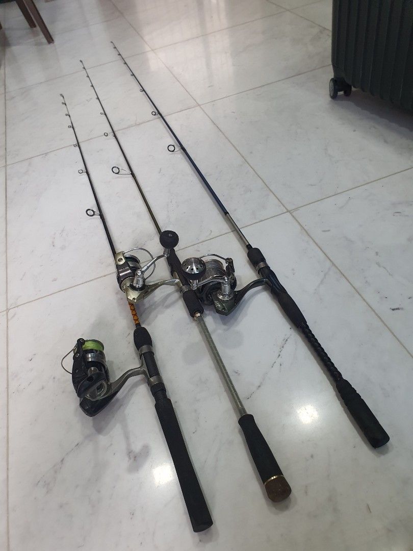 Beginner Fishing Rod and Reel Set, Sports Equipment, Fishing on Carousell