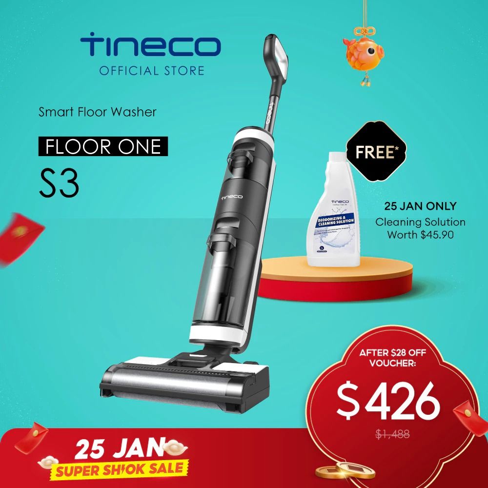 Tineco s3 wet dry mop, TV & Home Appliances, Vacuum Cleaner & Housekeeping  on Carousell