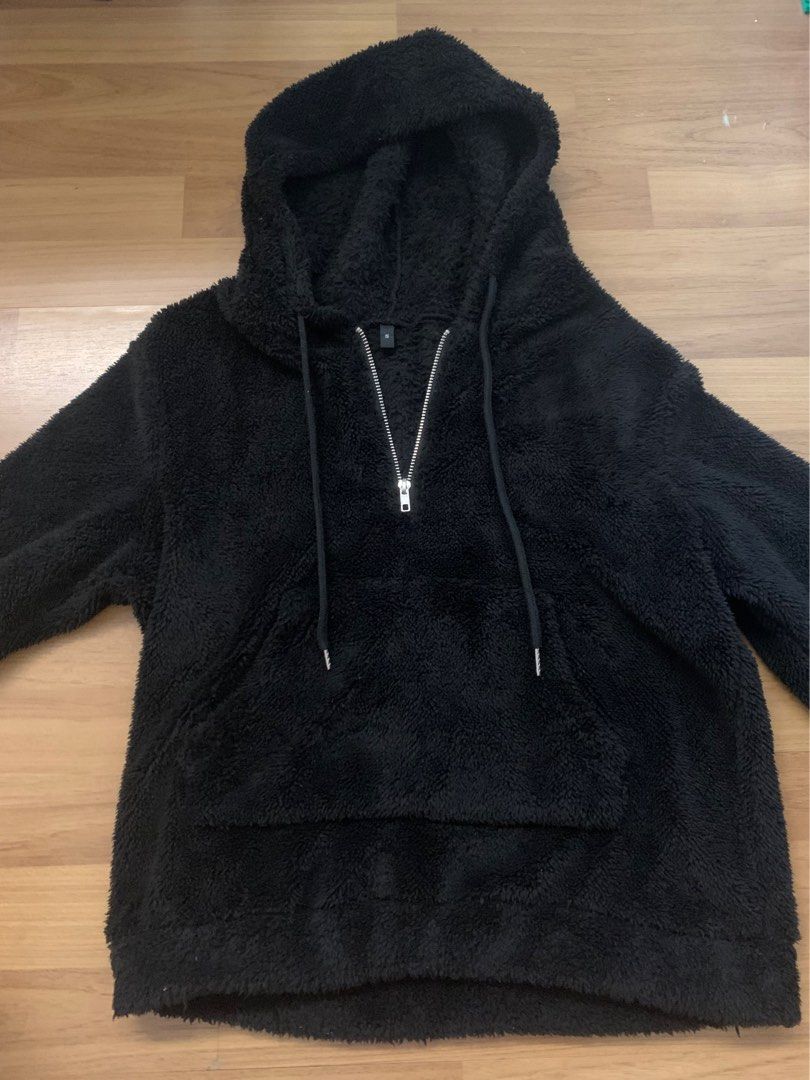 Pullover fluffy clearance fleece