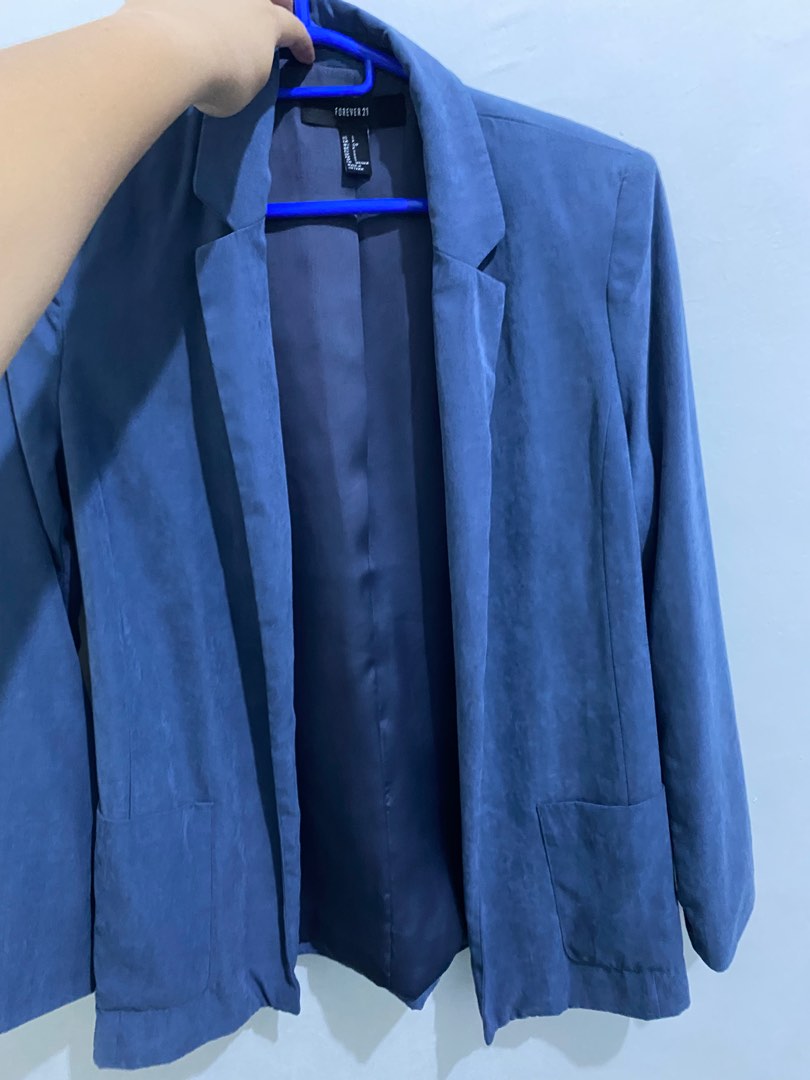 Forever 21 long blazer hot sale