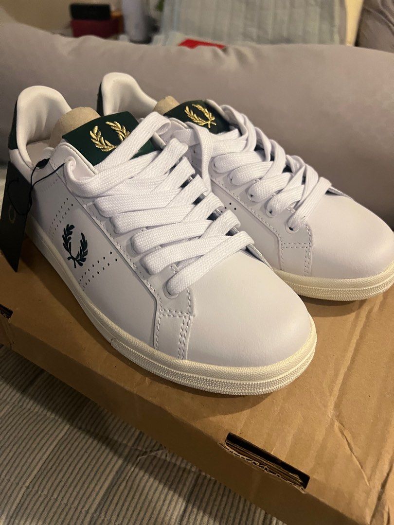 Fred Perry B721 Leather Sneakers Men s Fashion Footwear