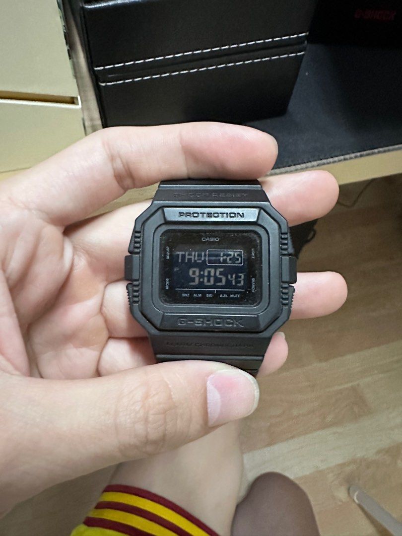 G Shock D5500BB Men s Fashion Watches Accessories Watches on