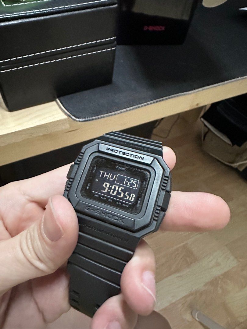 G Shock D5500BB Men s Fashion Watches Accessories Watches on