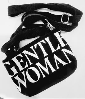Gentlewoman Micro Sling Bag in Black crossbody bag