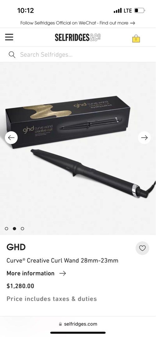 ghd Curve Creative Curl Wand