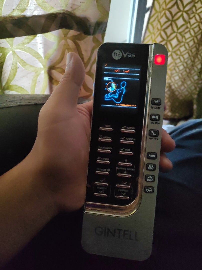 Gintell massage sales chair manual