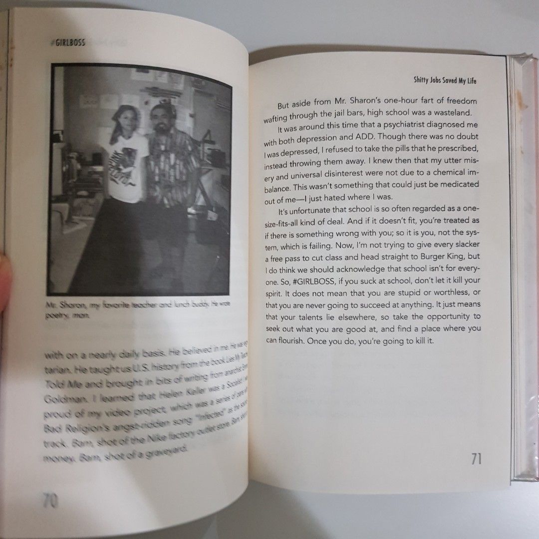 Girl boss Book (Category: Storybooks) located in Makati City. Submitted by shopsaleph (Listing ID 1281871269, Image 3). Description: Girl Boss Book by Sophia Amoruso. Hardbound with plastic cover.
