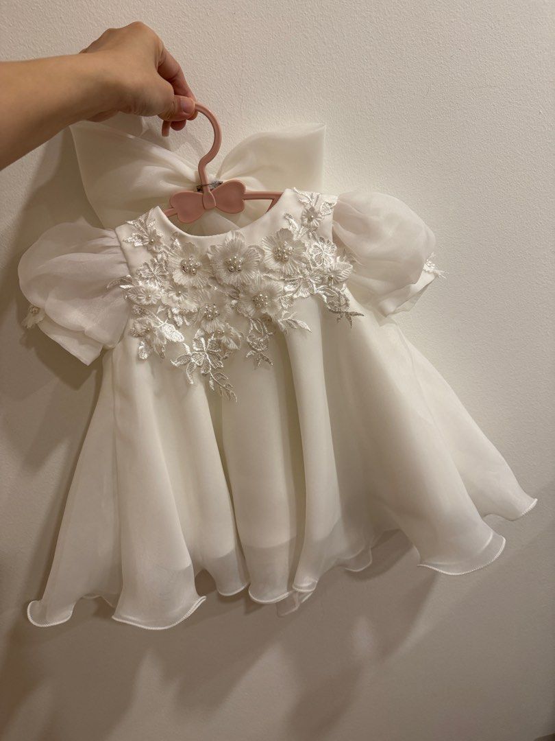 White frock discount dress for girl