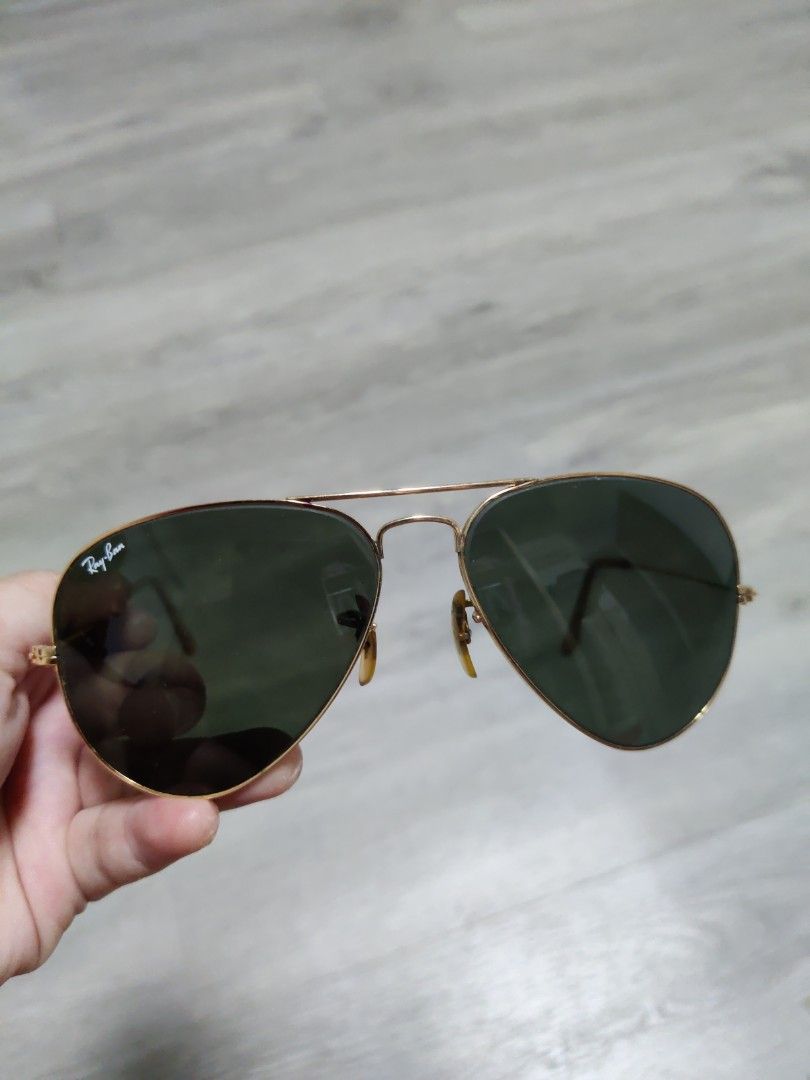 Gold plated Rayban Sunglasses Men s Fashion Watches