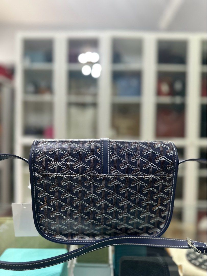 Goyard Sac Belvedere PM Bag Navy Blue