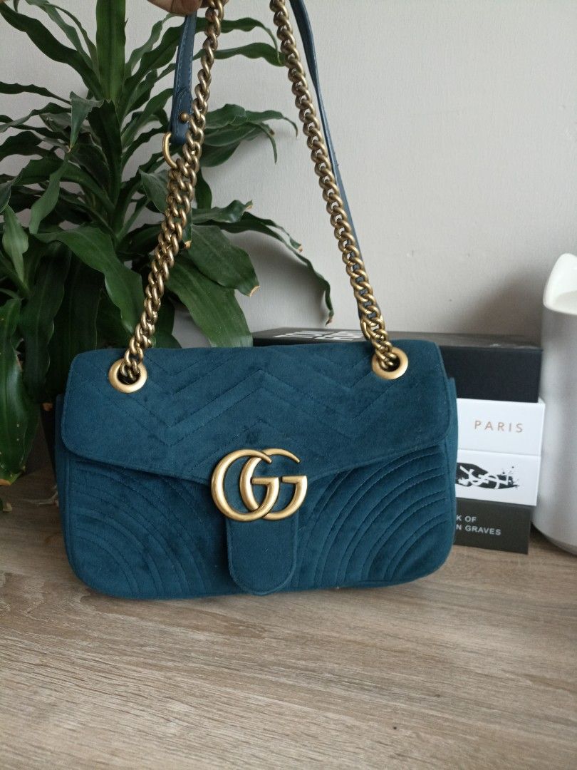 Gucci marmont teal outlet