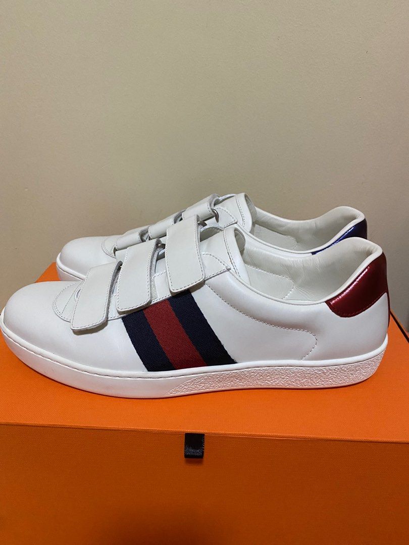 Gucci ace with strap discount